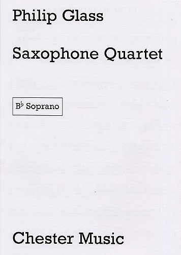 Philip Glass: Saxophone Quartet (Parts)