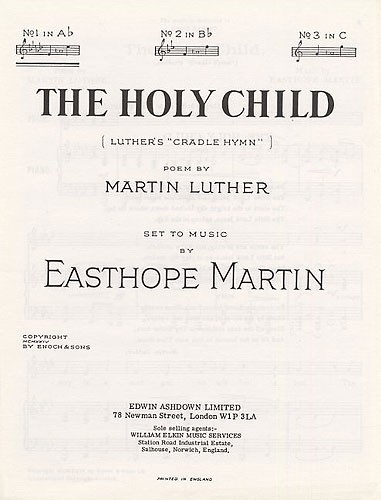 E Martin: The Holy Child In A Flat Major