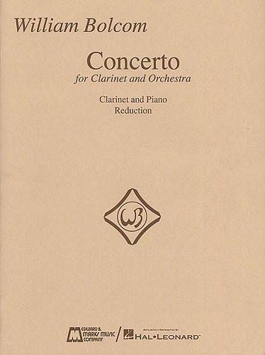 William Bolcom: Concerto For Clarinet And Orchestra (Clarinet/Piano)