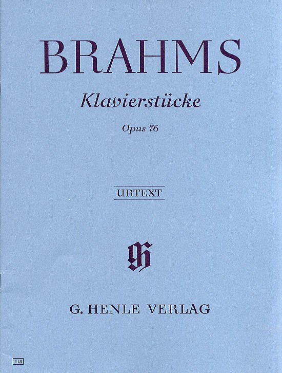 Johannes Brahms: Eight Piano Pieces Op.76 (Urtext Edition)