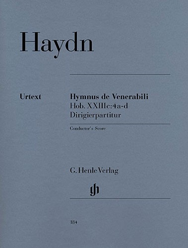 Franz Joseph Haydn: Hymnus de Venerabili I-IV Hob. XXIIIc:4a-d