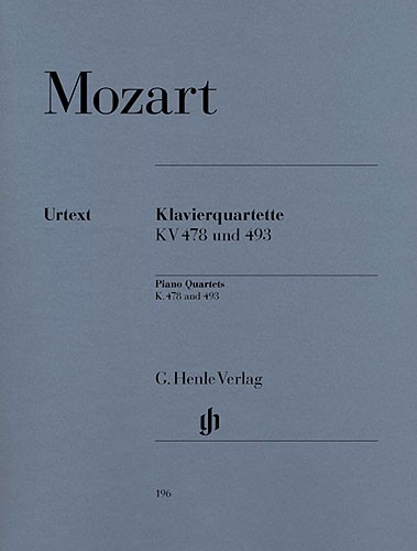 Wolfgang Amadeus Mozart: Piano Quartets K. 478 and 493