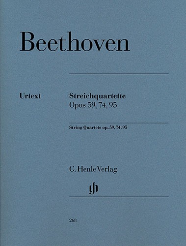 Ludwig van Beethoven: String Quartets op. 59, 74, 95