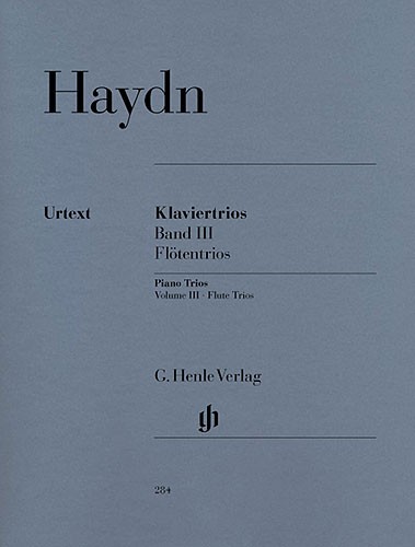 Franz Joseph Haydn: Piano Trios, Volume III (for Piano, Flute (or Violin) and V