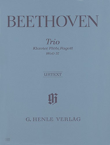 Ludwig Van Beethoven: Trio For Piano, Flute And Bassoon WoO 37