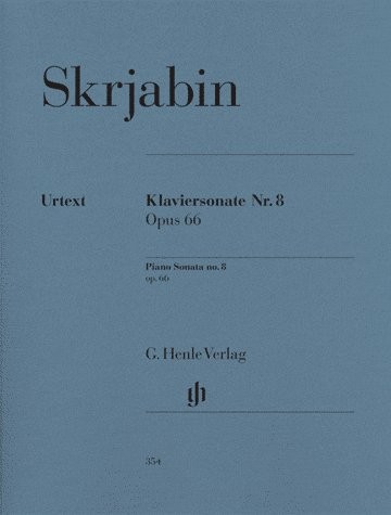 Alexander Scrjabin: Piano Sonata No.8 Op.66 (Urtext)