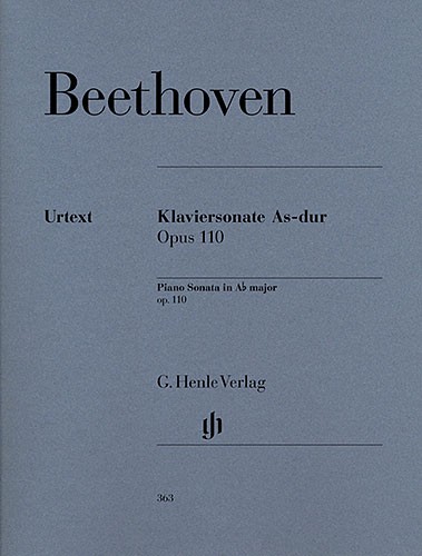 Ludwig Van Beethoven: Piano Sonata In A Flat Op.110 (Urtext Edition)