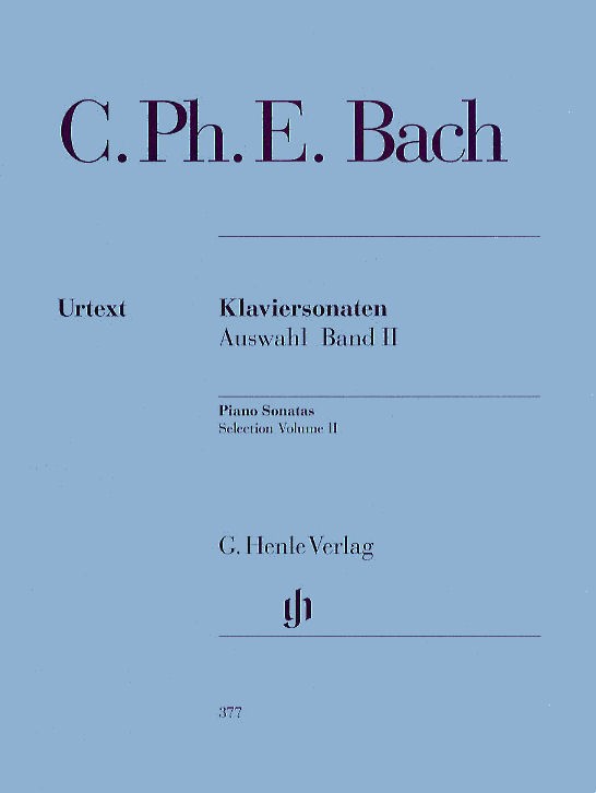 Carl Philipp Emanuel Bach: Piano Sonatas - Volume 2 (Urtext Edition)