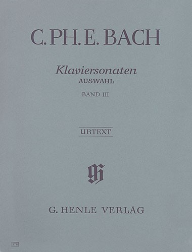 Carl Philipp Emanuel Bach: Piano Sonatas - Volume 3 (Urtext Edition)