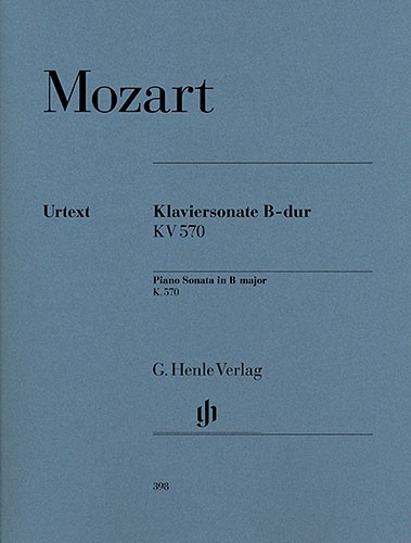 Wolfgang Amadeus Mozart: Piano Sonata B flat major KV 570