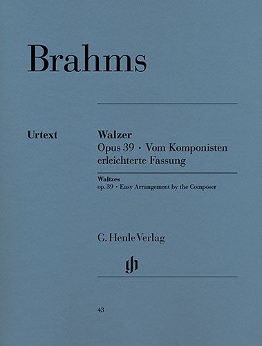 Johannes Brahms: Waltzes Op.39 (Easy Arrangement)