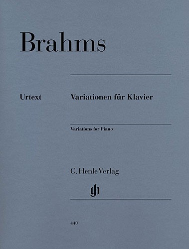 Johannes Brahms: Variationen Fur Klavier