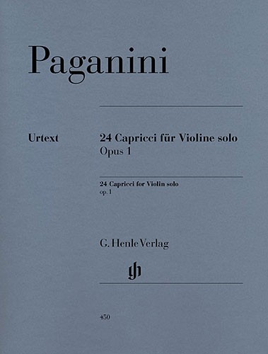 Niccolo Paganini: 24 Capricci op. 1 (notated and annotated version)