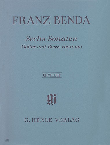 Franz Benda: 6 Sonatas for Violin and Basso Continuo