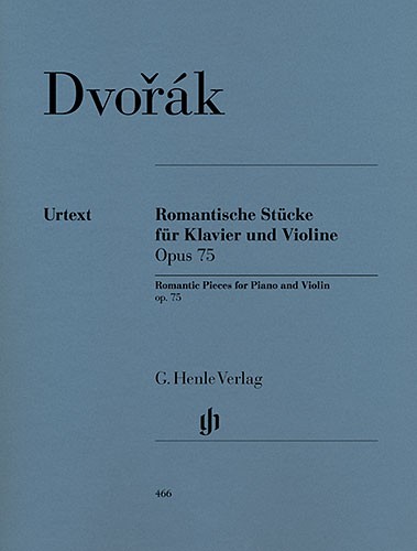 Antonn Dvork: Romantic Pieces for Piano and Violin op. 75