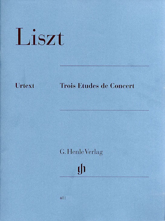 Franz Liszt: Trois Etudes De Concert (Urtext Edition)