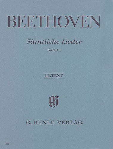 Ludwig Van Beethoven: Samtliche Lieder Band I (Urtext)