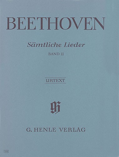 Ludwig Van Beethoven: Samtliche Lieder Band II (Urtext)