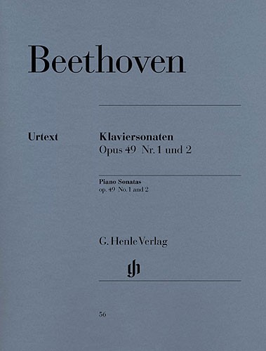 Ludwig Van Beethoven: Piano Sonatas Op.49 Nos.1 And 2 (Urtext Edition)