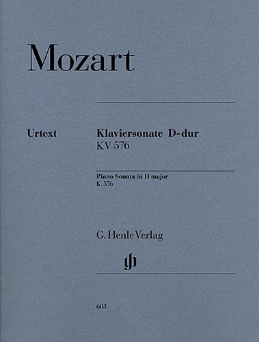 Wolfgang Amadeus Mozart: Piano Sonata D major KV 576