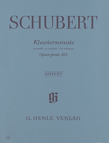 Franz Schubert: Klaviersonate A-Moll Op. 143 (Urtext)