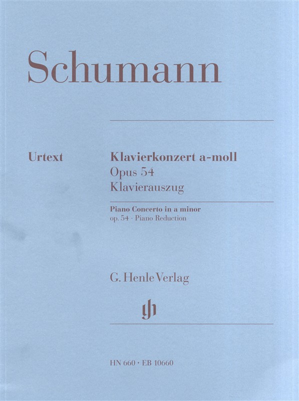 Robert Schumann: Piano Concerto In A Minor Op.54 - Henle Urtext Edition