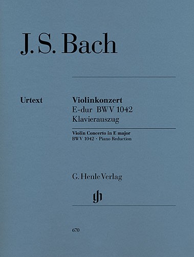 J.S. Bach: Concerto For Violin And Orchestra In E BWV 1042