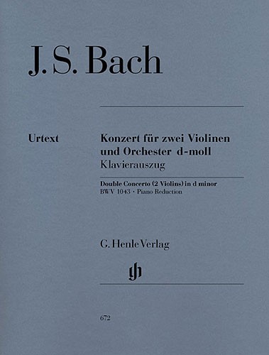 J.S.Bach: Double Concerto In D Minor BWV 1043 (Henle Urtext Edition)