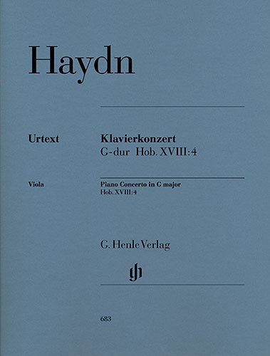 Franz Joseph Haydn: Concerto for Piano (Harpsichord) and Orchestra G Hob. XVIII