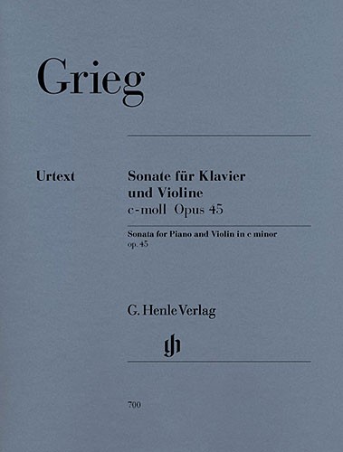 Edvard Grieg: Sonata For Piano And Violin In C Minor Op.45