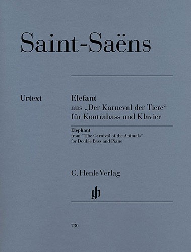 Camille Saint-Saens: Elephant - The Carnival Of The Animals (Double Bass/Piano)