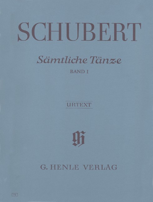 Franz Schubert: Samtliche Tanze Band I (Urtext)