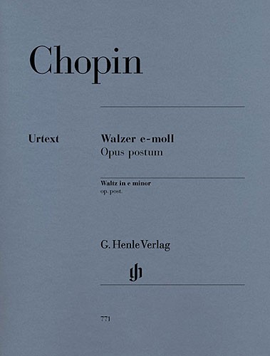 Frederic Chopin: Walzer E-Moll Opus Postum (Urtext)