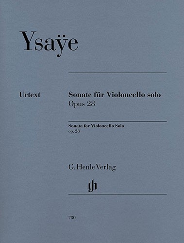 Eugene Ysaye: Sonata For Cello Solo Op.28