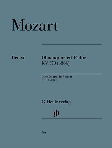 W.A. Mozart: Oboenquartett F Dur KV.370 (368b)