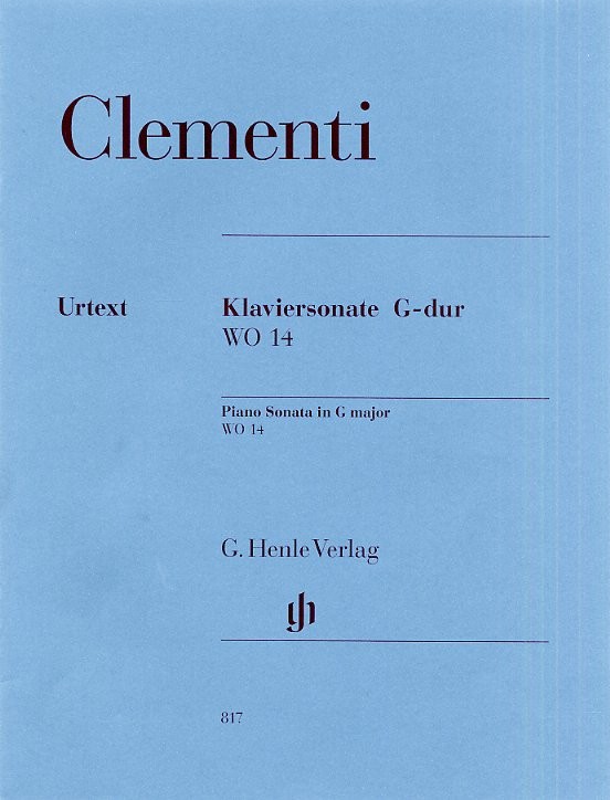 Muzio Clementi: Piano Sonata In G WO 14