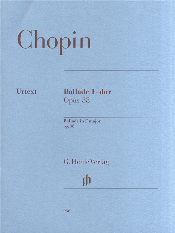 Frdric Chopin: Ballade In F Major Op.38