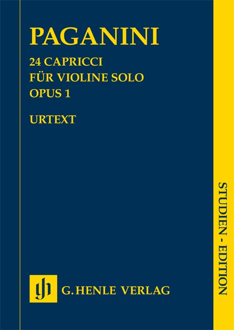 Nicol Paganini: 24 Capricci Op.1 (Urtext Study Score)