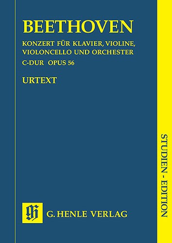 Ludwig Van Beethoven: Konzert Fur Klavier, Violine, Violincello Und Orchester Op