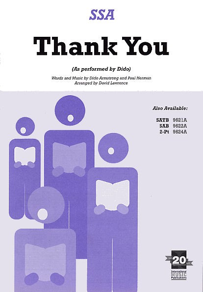 Dido Armstrong And Paul Herman: Thank You (SSA)