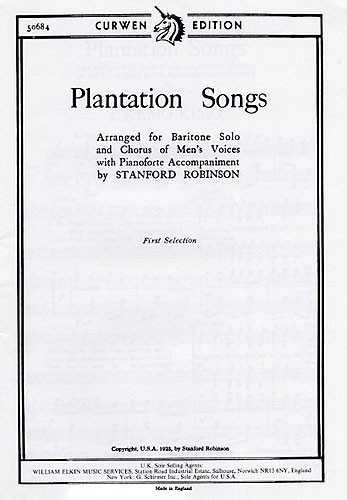 S Robinson: Plantation Songs