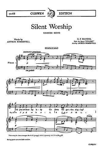 G.F. Handel: Silent Worship (Unison)