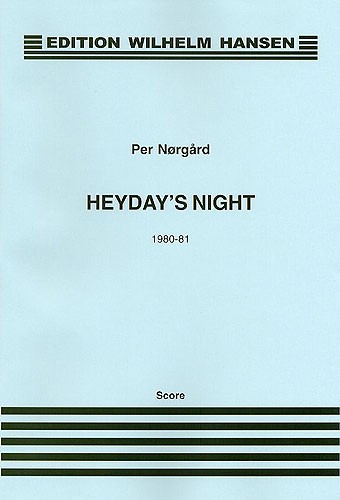 Per Nrgrd: Heyday's Night (Score And Parts)