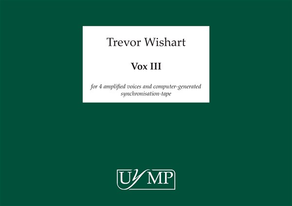 Trevor Wishart: Vox 3