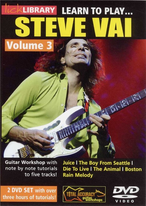 Lick Library: Learn To Play Steve Vai - Volume 3 (2 DVD)