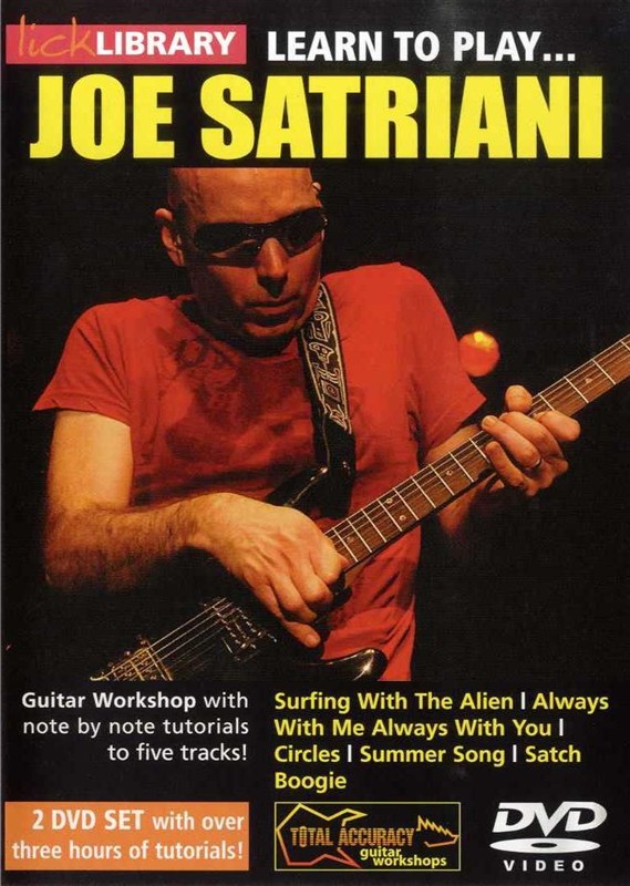 Lick Library: Learn To Play Joe Satriani (2 DVD)