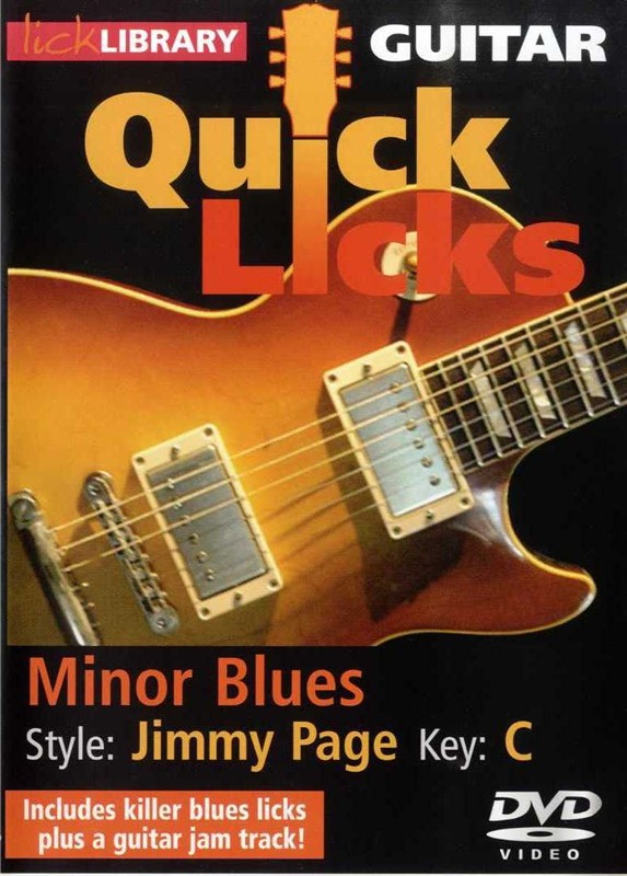 Lick Library: Quick Licks For Guitar - Jimmy Page - Minor Blues Key Of C (DVD)