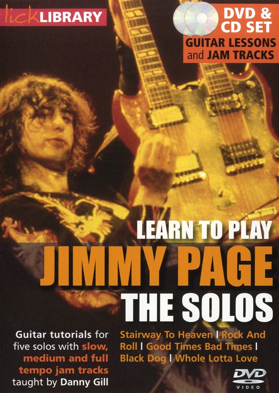 Lick Library: Learn To Play Jimmy Page: The Solos