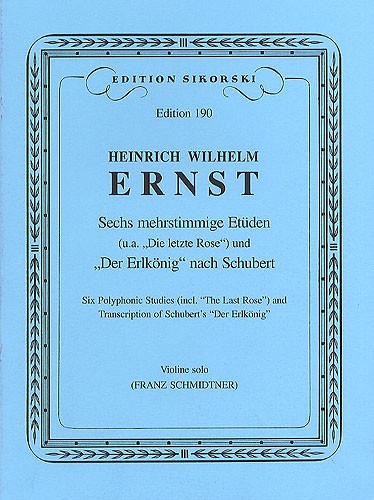 Heinrich Wilheim Ernst: Six Polyphonic Studies - Violin