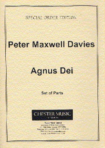 Peter Maxwell Davies: Agnus Dei Parts